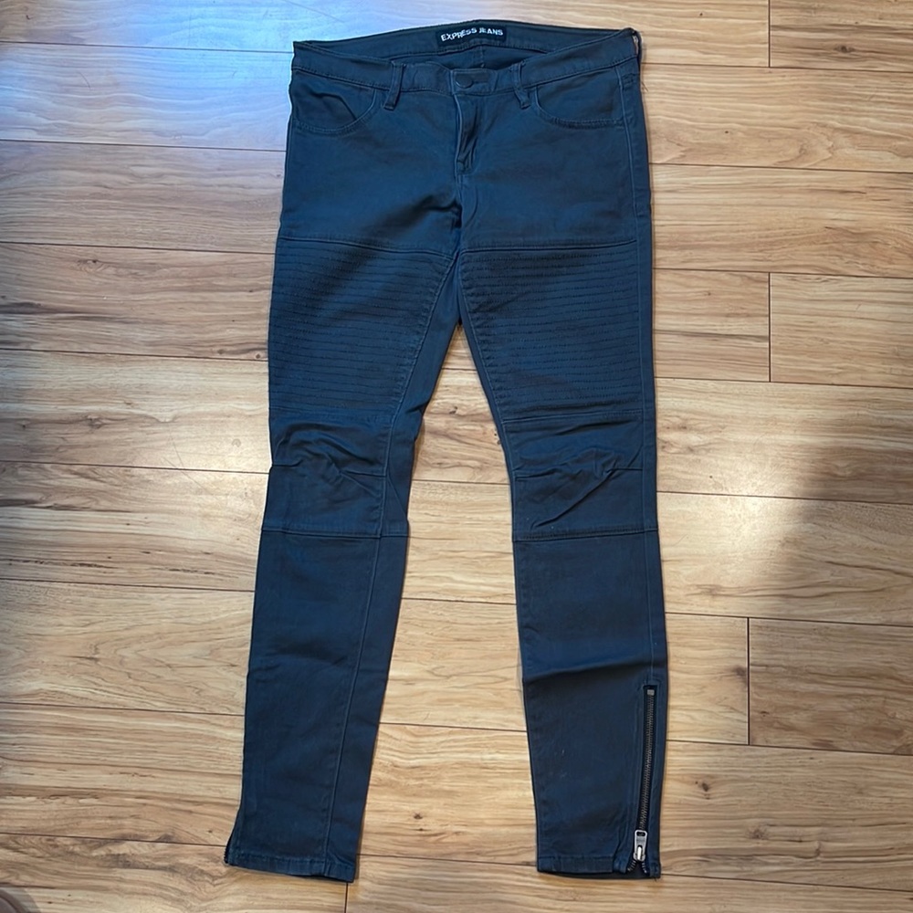 Express Stella Dark Navy Low Rise Legging size 4